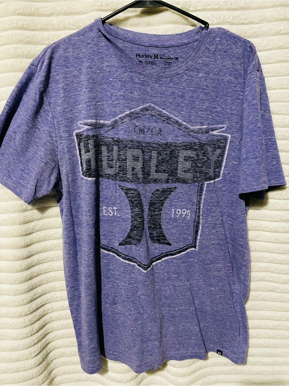 Hurley Heather Purple Short Sleeve Graphic Tee